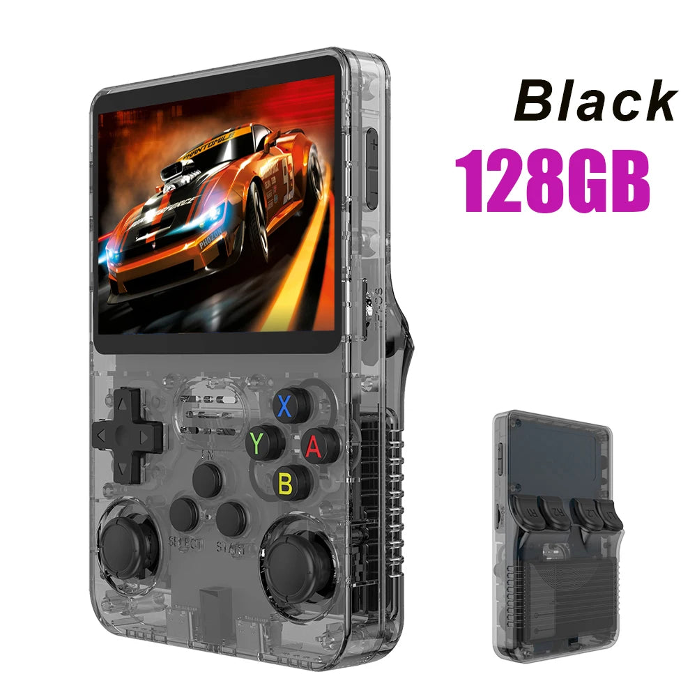 BOYHOM R36S Pro — Retro Handheld Game Console | 128GB | Linux System | 3.5” IPS | 15.000+ Jogos