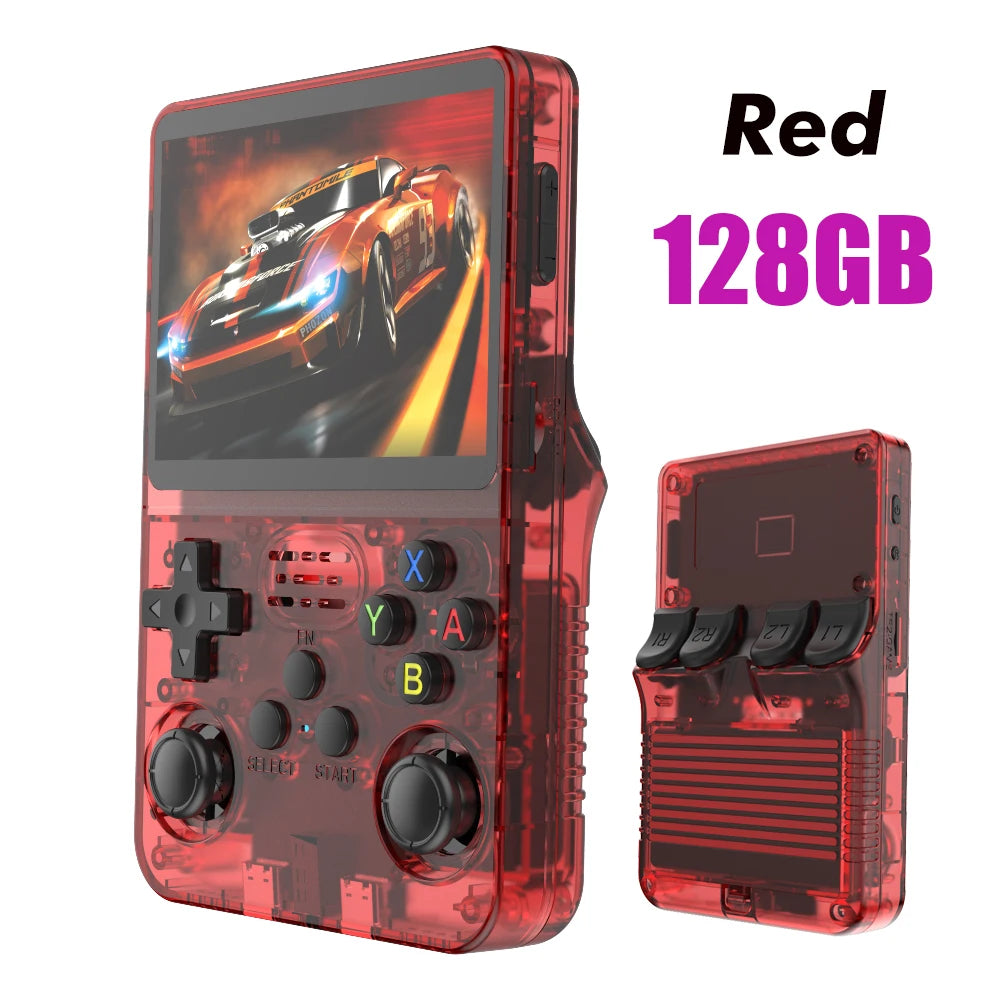 BOYHOM R36S Pro — Retro Handheld Game Console | 128GB | Linux System | 3.5” IPS | 15.000+ Jogos