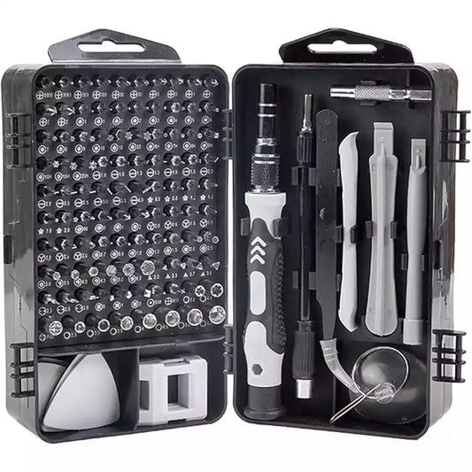 Maleta de Ferramentas de Precisão 115 em 1 – Reparos Profissionais