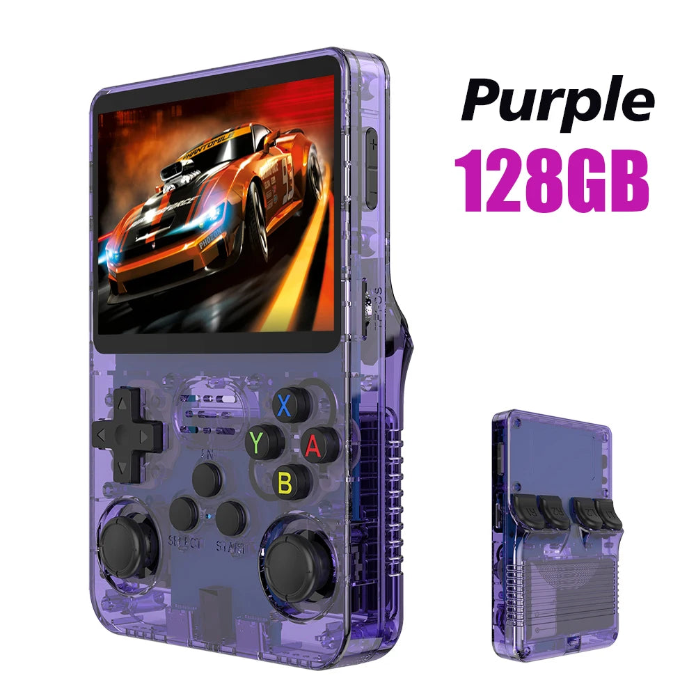 BOYHOM R36S Pro — Retro Handheld Game Console | 128GB | Linux System | 3.5” IPS | 15.000+ Jogos
