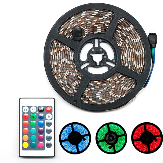 Fita LED RGB 5050 – 5m | 300 LEDs | IP65