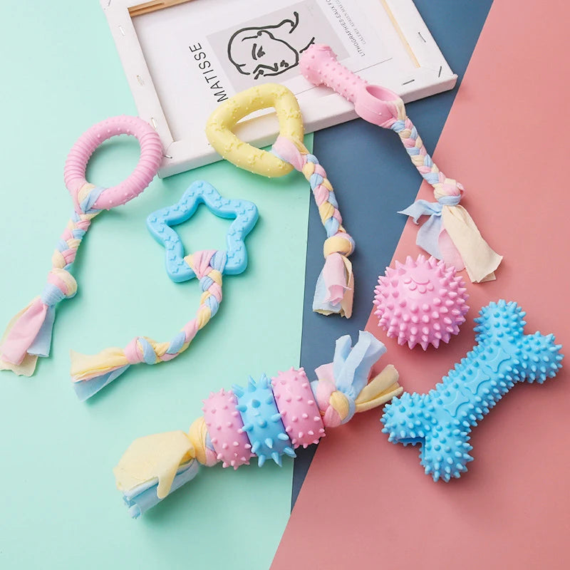 FEEUNM Pet Dog Toy — Brinquedo Interativo Mordedor para Cães