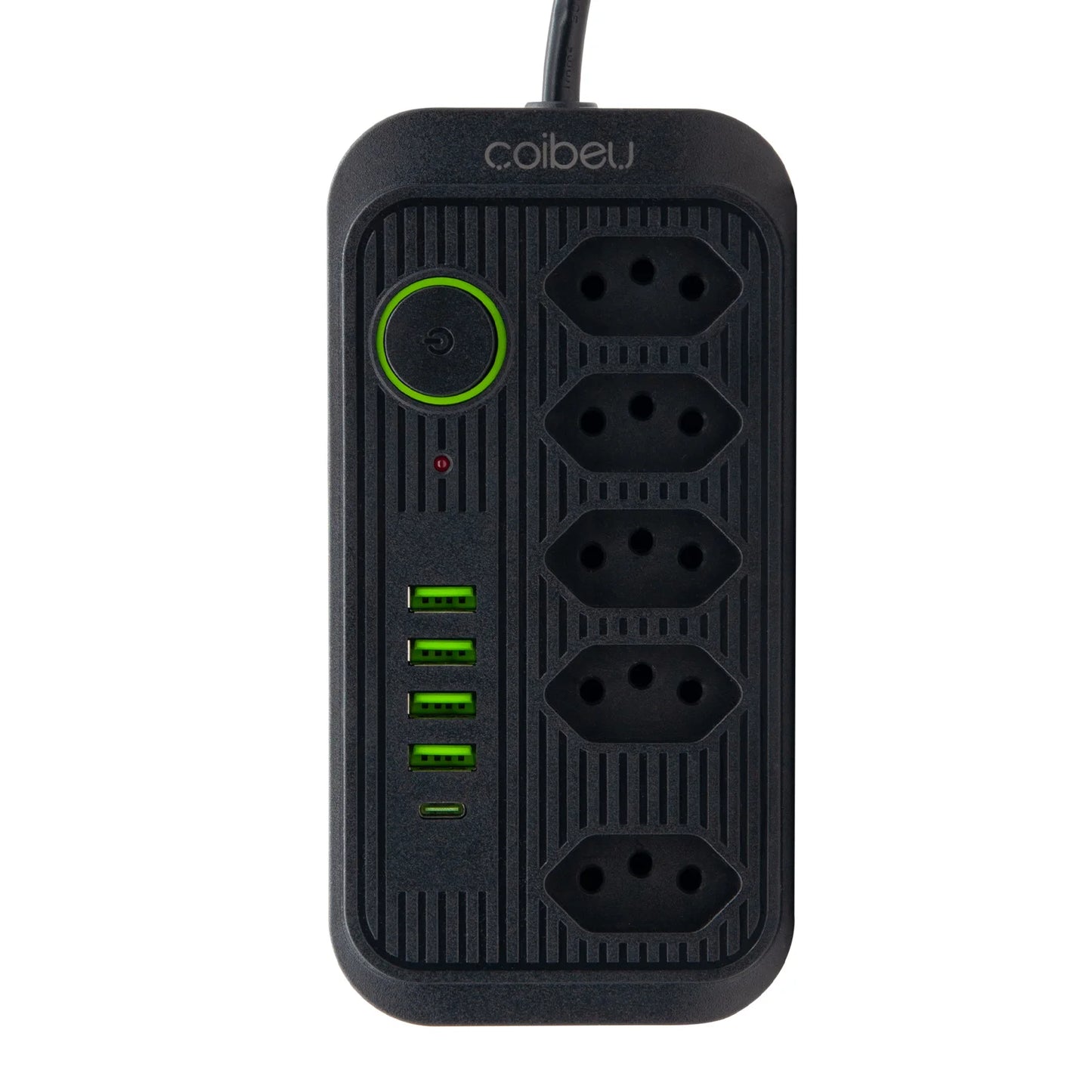 Extensão Elétrica 5m com USB e Filtro de Linha