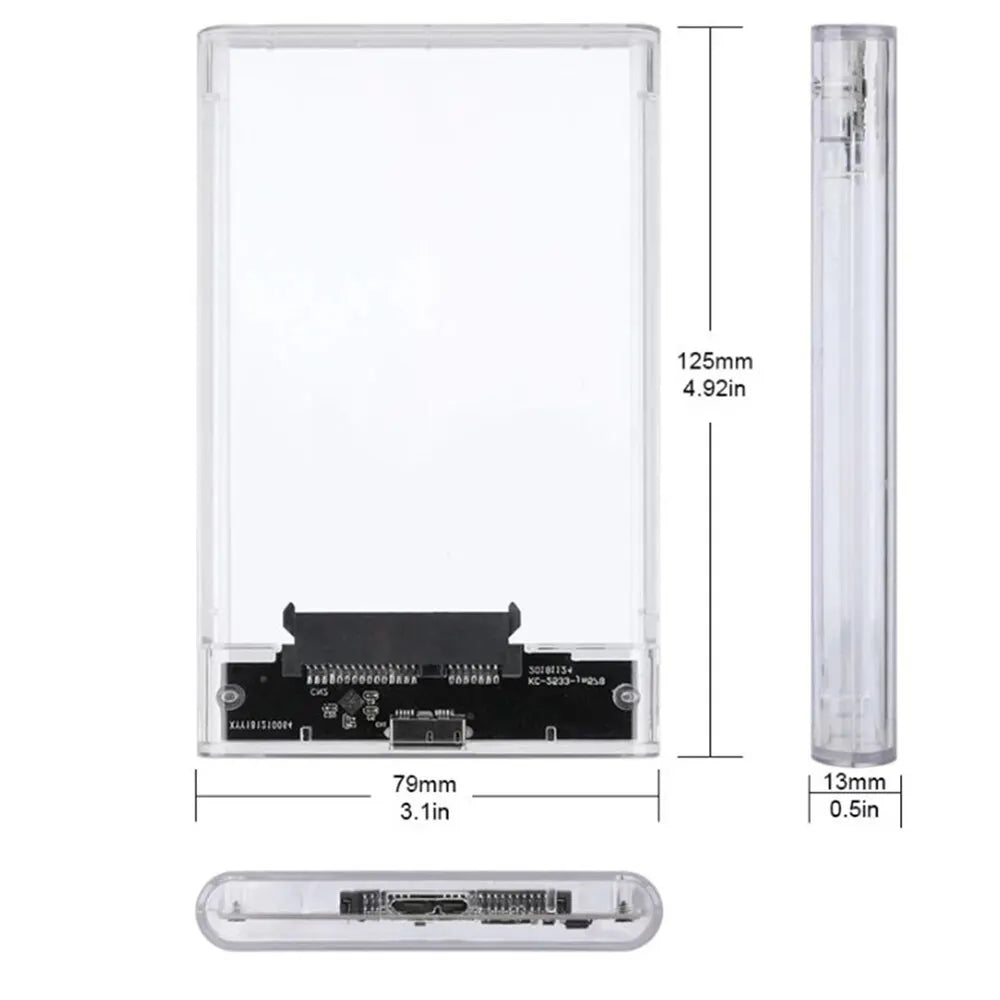 Caixa para HD Externo USB 3.0 para SSD/HDD 2.5