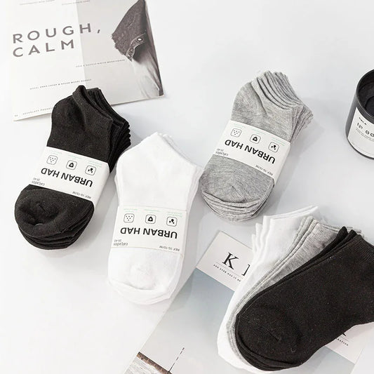 Kit 6 Pares de Meias Unissex Antibacterianas – Conforto e Proteção para o Dia a Dia