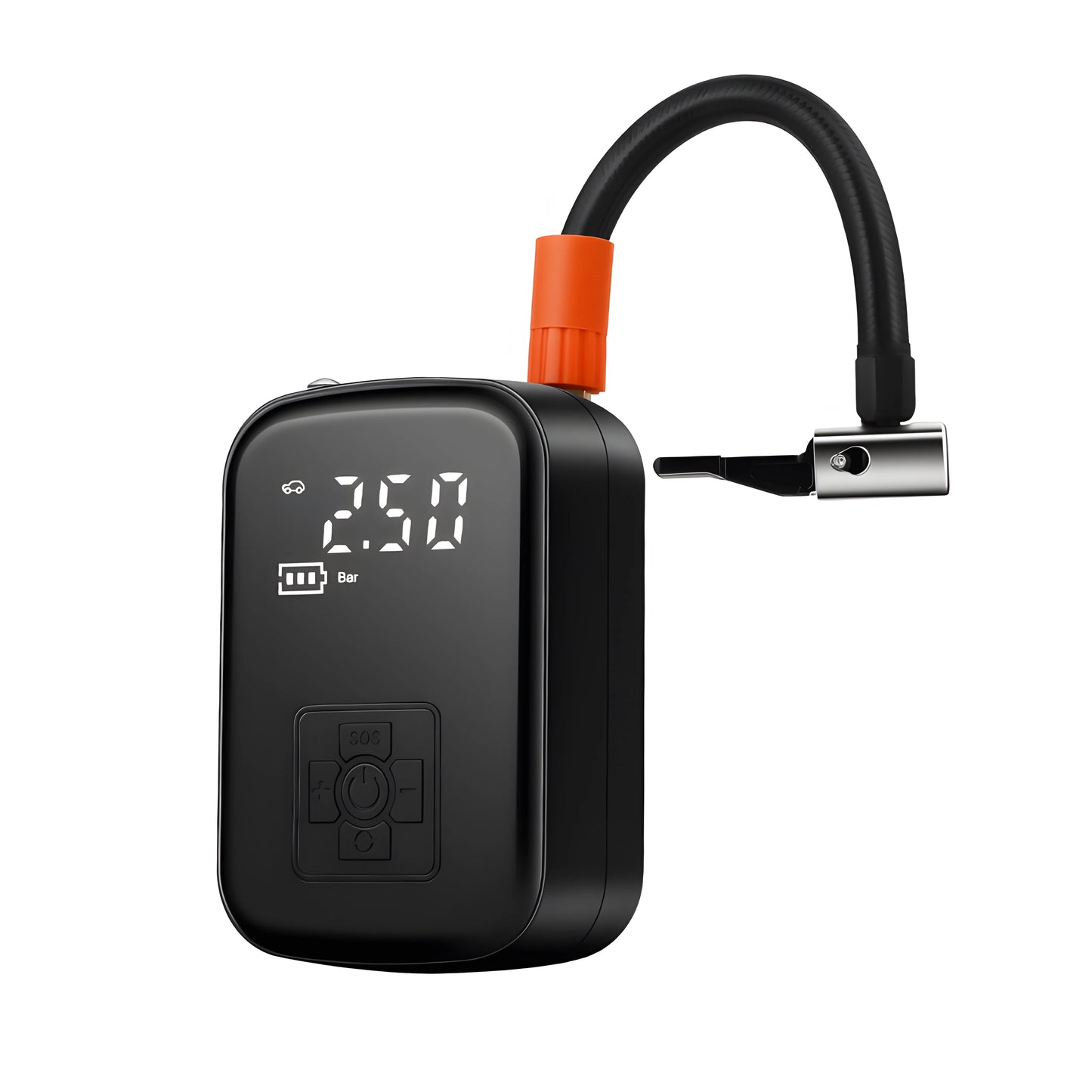 Mini Compressor de Ar Portátil com Display Digital e LED