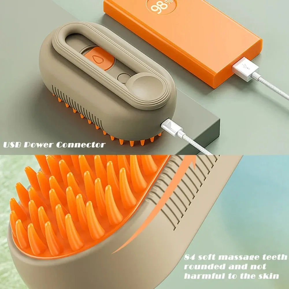 Escova Elétrica 3 em 1 a Vapor