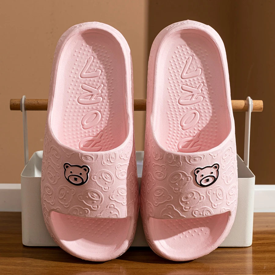 Chinelos Femininos de Urso