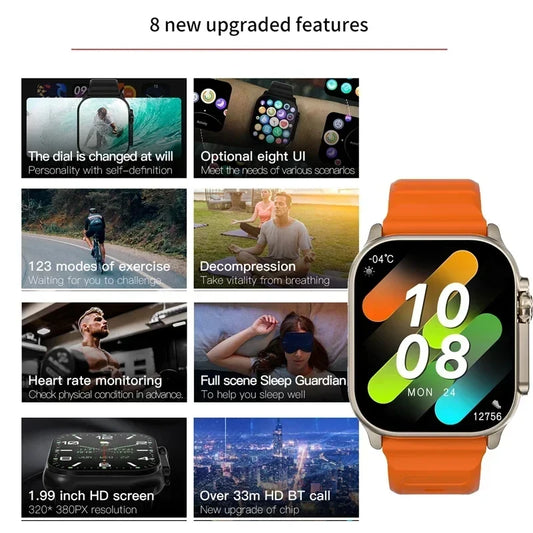 LAXASFIT T900 Ultra Smartwatch — Bluetooth Calls | Android & iOS