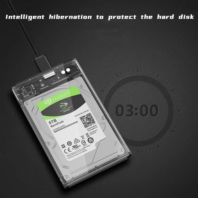 Caixa para HD Externo USB 3.0 para SSD/HDD 2.5