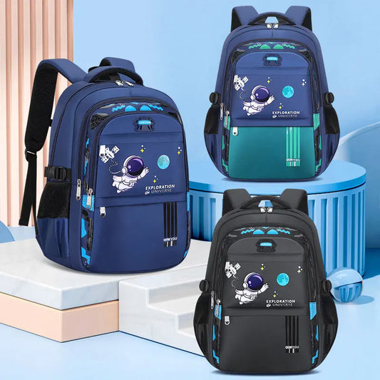 Mochila Infantil Escolar Masculina Astronauta Impermeável