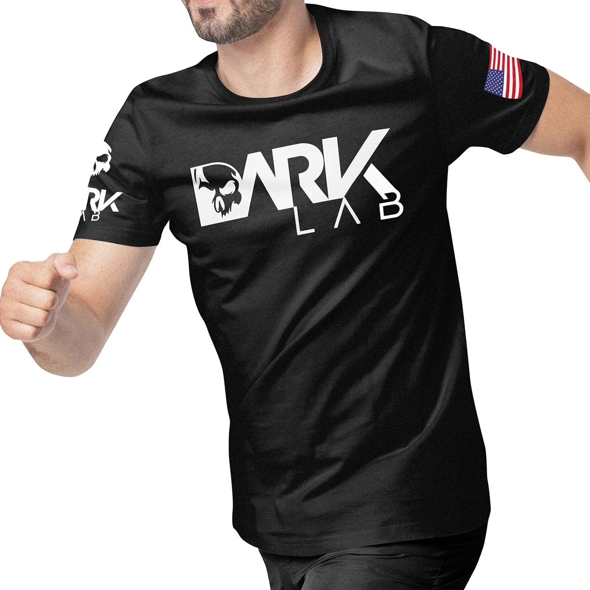 Camiseta Preta DRY-FIT Dark Lab