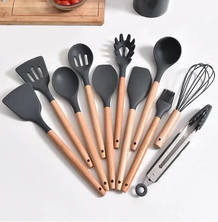 Kit de utensílios para Cozinha de Silicone