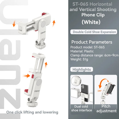 Ulanzi ST-06S – Suporte Universal 360° para Celular