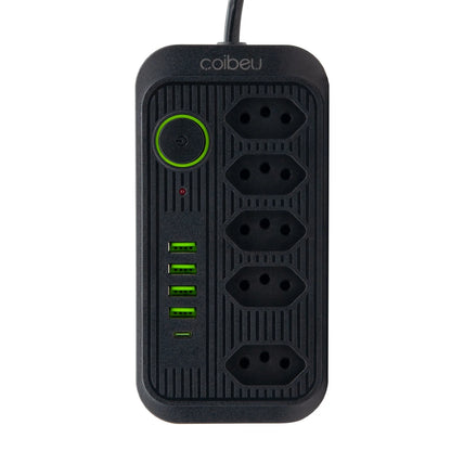 Extensão Elétrica 5m com USB e Filtro de Linha