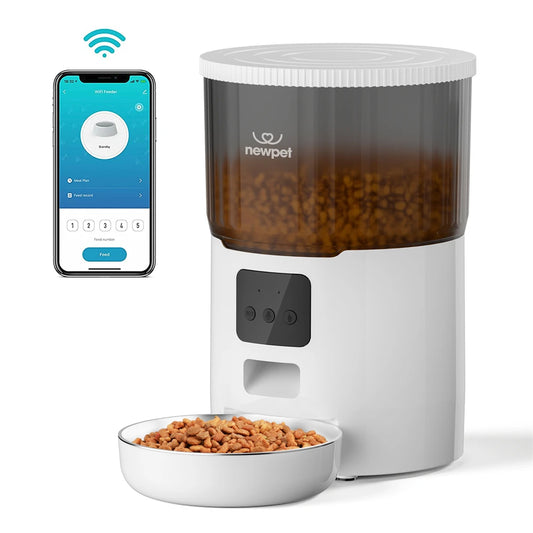 Alimentador Automático 4L para Gatos e Cães