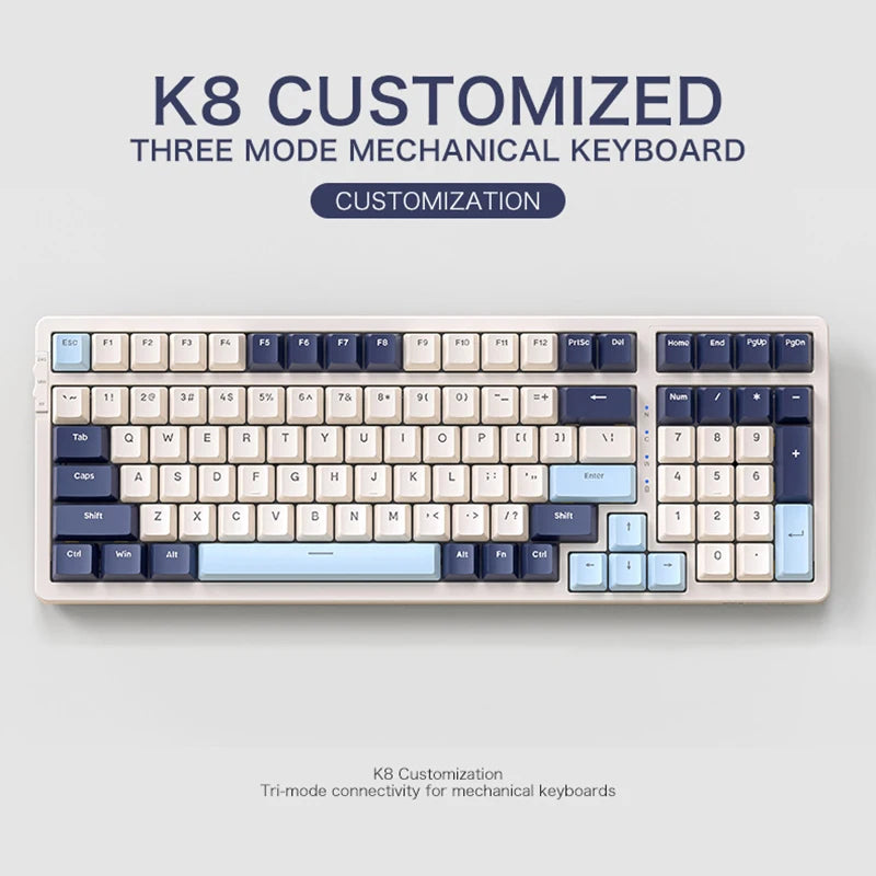 Teclado Mecânico Sem Fio K8