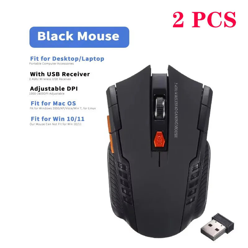 Wireless Mouse Gamer — 6 Botões
