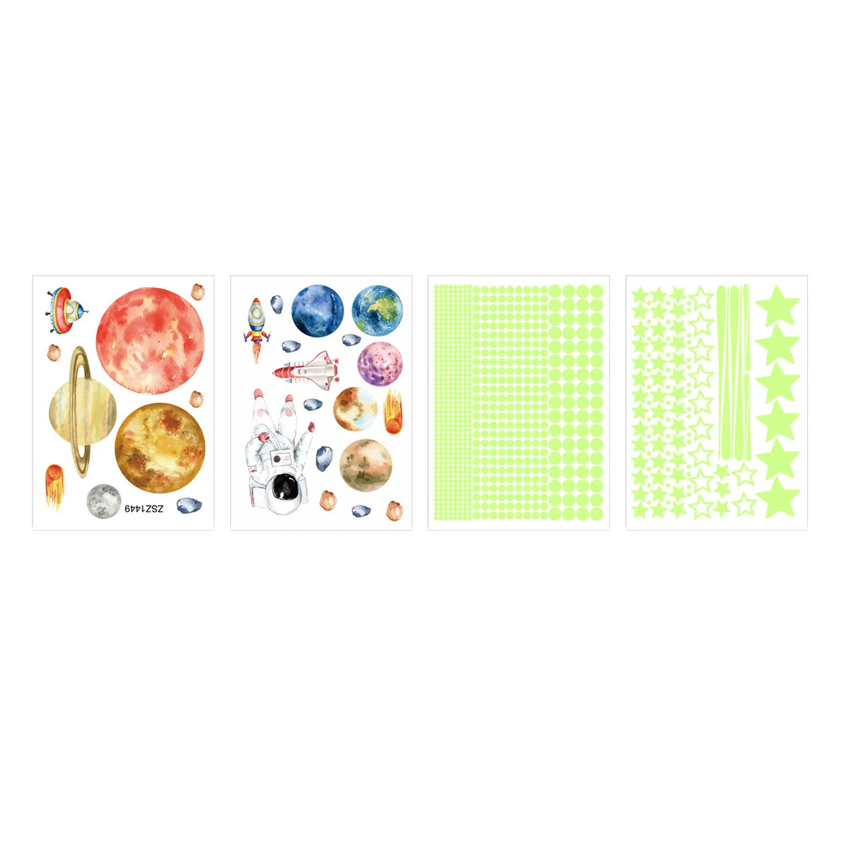 Adesivos Luminosos que Brilham no Escuro