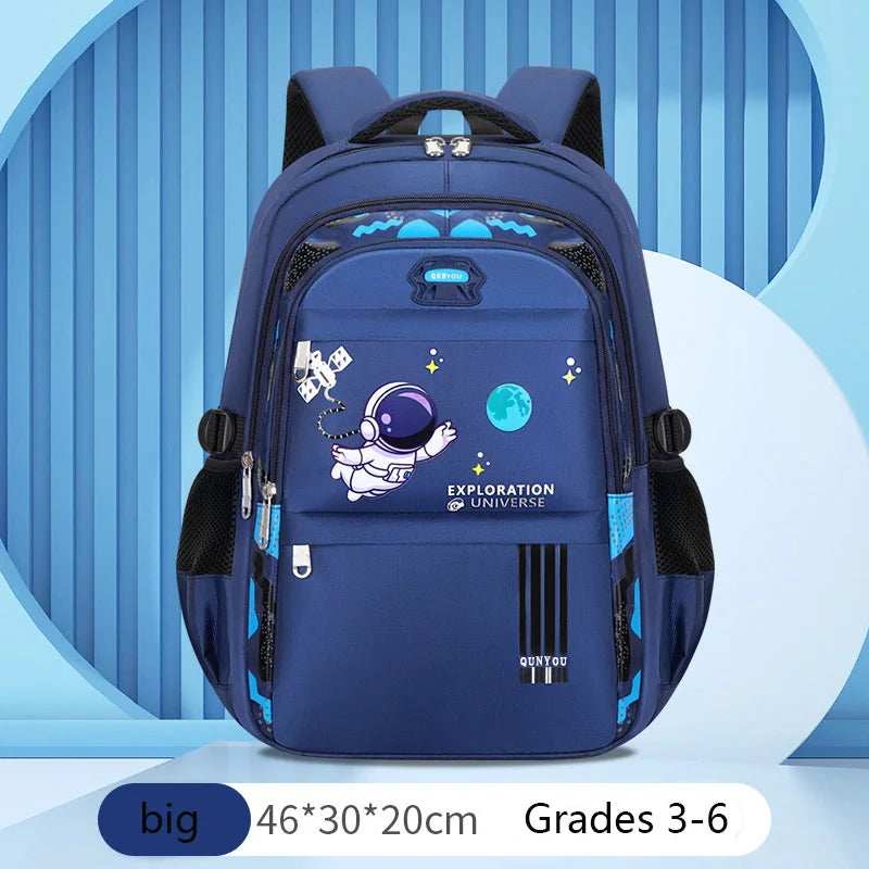 Mochila Infantil Escolar Masculina Astronauta Impermeável