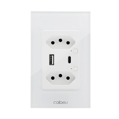 Interruptor Inteligente Wi-Fi Touch – Compatível com Alexa e Google Assistente