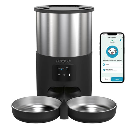 Alimentador Automático Inteligente 5L para Cães e Gatos