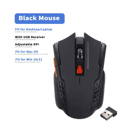 Wireless Mouse Gamer — 6 Botões