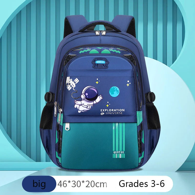 Mochila Infantil Escolar Masculina Astronauta Impermeável